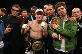 The Gallagher with Ricky Hatton 