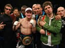 The Gallagher with Ricky Hatton 