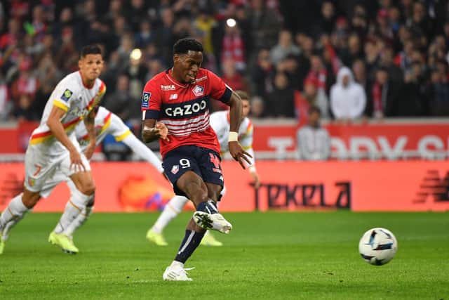 Davud has scored nine goals in 15 Ligue 1 games for Lille this season. Credit: Getty. 