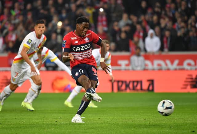 Davud has scored nine goals in 15 Ligue 1 games for Lille this season. Credit: Getty. 