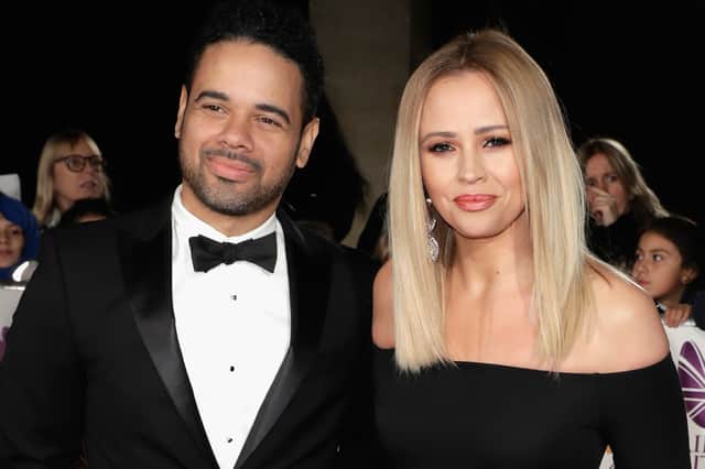 Justin Scott and Kimberley Walsh attend the Pride Of Britain Awards at Grosvenor House, on October 30, 2017 in London, England.  (Photo by John Phillips/Getty Images)