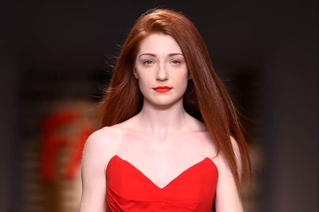 Nicola Roberts walks the runway at the Fashion For Relief charity fashion show to kick off London Fashion Week Fall/Winter 2015/16 at Somerset House on February 19, 2015 in London, England. The Fashion For Relief show is in support of Ebola, raising funds and awareness for Disaster Emergency Committee: Ebola Crisis Appeal and the Ebola Survival Fund.  (Photo by Ian Gavan/Getty Images)
