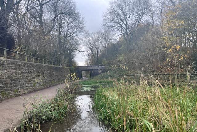 The start of walking routes around Daisy Nook country park, along the disused Hollingworth canal. Credit: Manchester World