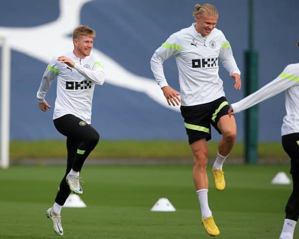 Manchester City have flown to Abu Dhabi for a mid-season training camp. Credit: Getty.