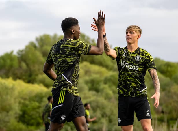 Brandon Williams has been training with Manchester United in Spain. Credit: Getty.