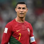 Cristiano Ronaldo denied he has signed a deal to join Saudi Arabian club Al-Nassr. Credit: Getty.
