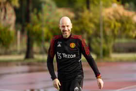 Erik ten Hag has publicly addressed the Cristiano Rnaldo saga at Manchester United. Credit: Getty.