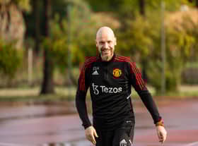 Erik ten Hag has publicly addressed the Cristiano Rnaldo saga at Manchester United. Credit: Getty.