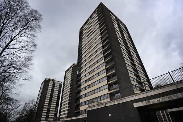 View of The Seven Sisters flats, Rochdale Credit: MEN staff