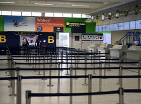 Manchester Airport. Photo: AFP via Getty Images