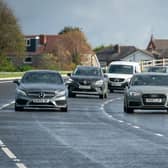 First cars on new South Heywood link road, Queen Elizabeth Way Credit: Rochdale council.