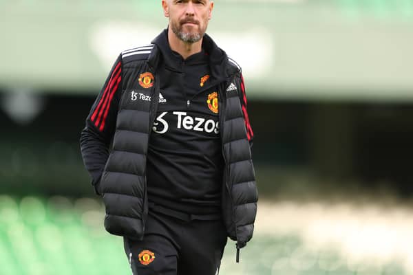 Erik ten Hag spoke about some major Manchester United transfer topics. Credit: Getty.