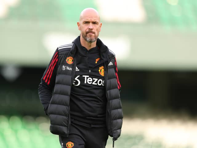 Erik ten Hag spoke about some major Manchester United transfer topics. Credit: Getty.