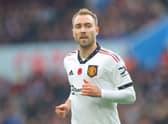Christian Eriksen has returned to Manchester United training. Credit: Getty.