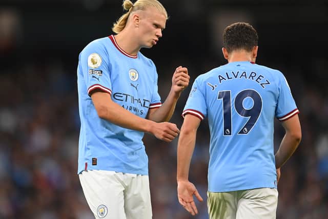 A Haaland-Alvarez partnership could be lethal. Credit: Getty.