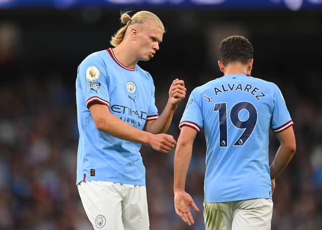 A Haaland-Alvarez partnership could be lethal. Credit: Getty.