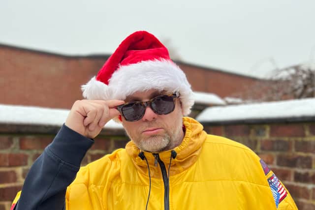 Salford musician T-Bone is hoping to bag himself a Christmas hit with his latest light-hearted rap single