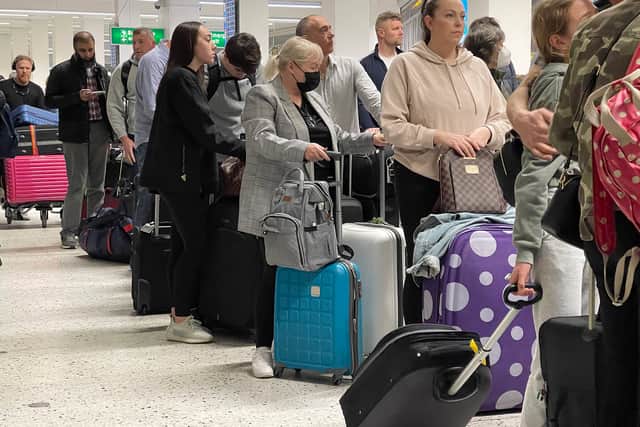 As the Border Force walks out on strike there will be additional queues at Manchester Airport.