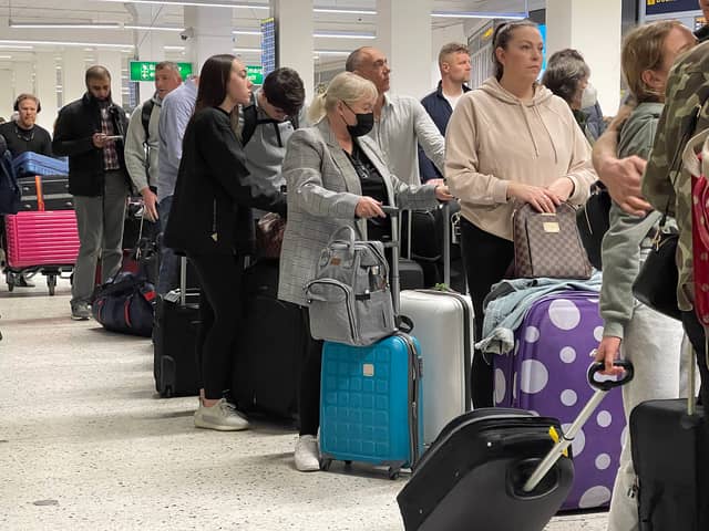 As the Border Force walks out on strike there will be additional queues at Manchester Airport.