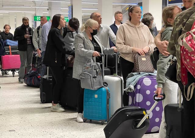As the Border Force walks out on strike there will be additional queues at Manchester Airport.