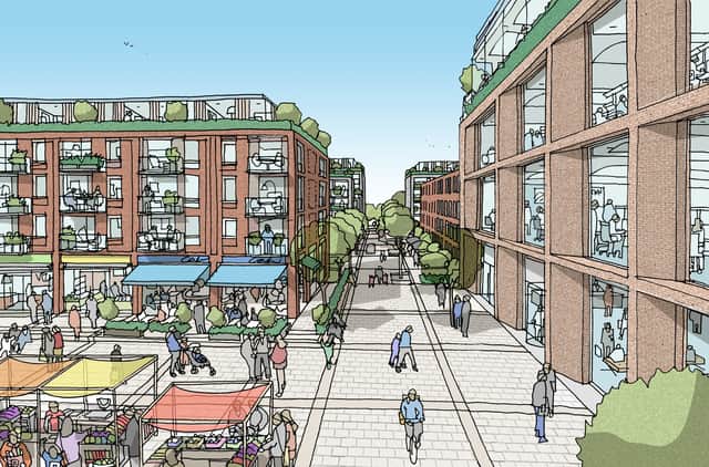How Prestwich town centre could look Credit: Bury Council