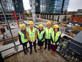 Manchester’s new city centre primary school is taking shape in the development being done by Renaker in the Deansgate area. Photo: Mark Waugh Manchester Press Photography