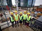 Manchester’s new city centre primary school is taking shape in the development being done by Renaker in the Deansgate area. Photo: Mark Waugh Manchester Press Photography