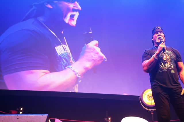 Alex helped to create nights in the theatre for celebrities including pro wrestling star Hulk Hogan
