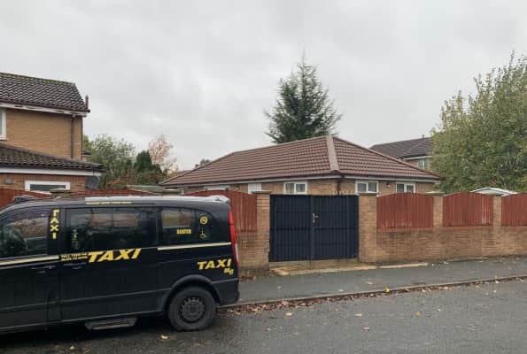 Single-storey dwelling built in a back garden in Montcliffe Crescent, Manchester. Credit: Ahmed family