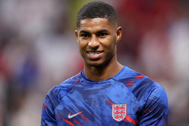 Marcus Rashford combines playing for England and Manchester United with vocal support for issues such as free school meals. Photo: Getty Images