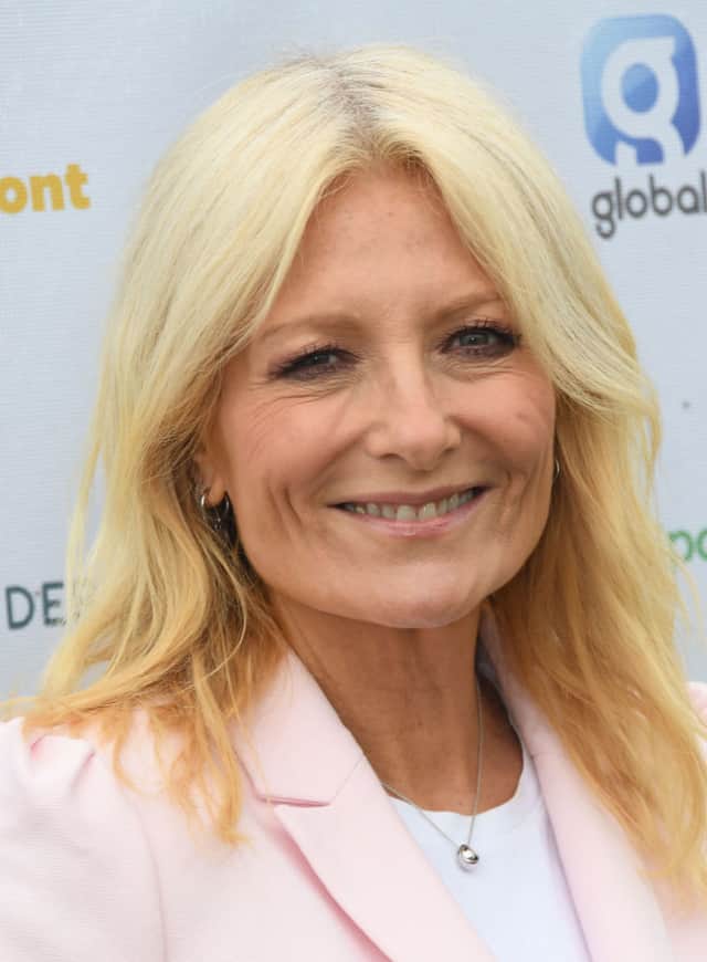 Gaby Roslin will abandon the mic for the Bake Off tent this Christmas (Getty)