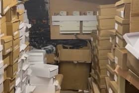 The basement of the store on Great Ducie Street