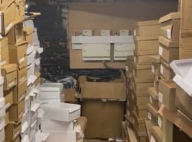 The basement of the store on Great Ducie Street