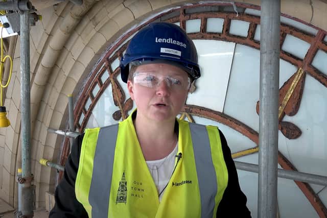 Bev Craig at Manchester town hall Credit: Manchester city council