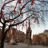 Manchester town hall, pre-renovations, has been on screen 