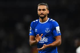 Pep Guardiola praised Dominic Calvert-Lewin ahead of the clash with Everton. Credit: Getty.