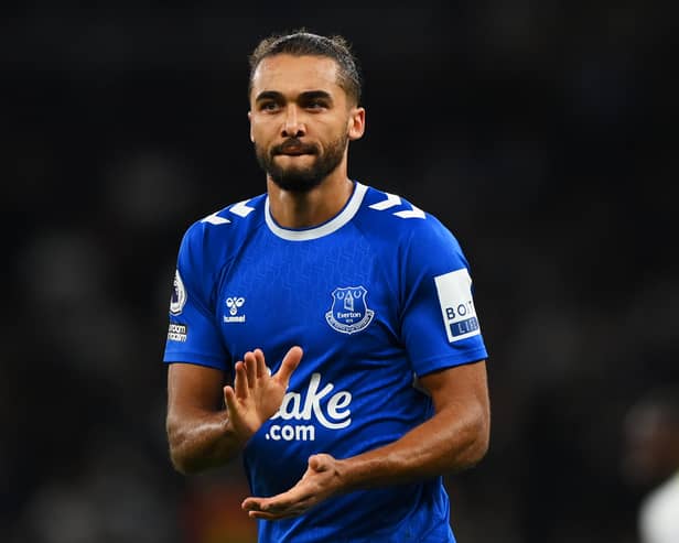 Pep Guardiola praised Dominic Calvert-Lewin ahead of the clash with Everton. Credit: Getty.