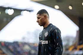 Marcus Rashford was dropped for the Premier League clash with Wolves. Credit: Getty.
