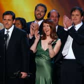 The cast of "The Office" accepts the Outstanding Ensemble in a Comedy Series onstage at the 13th Annual Screen Actor Guild Awards