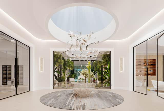 The new Futurist design takes a minimalist contemporary approach with smooth shapes, curving walls and a series of calming areas throughout.