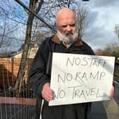 Kevin Greenan at Mills Hill train station in Middleton. Photo: Sarah Gayton