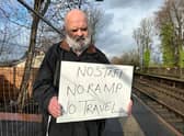 Kevin Greenan at Mills Hill train station in Middleton. Photo: Sarah Gayton
