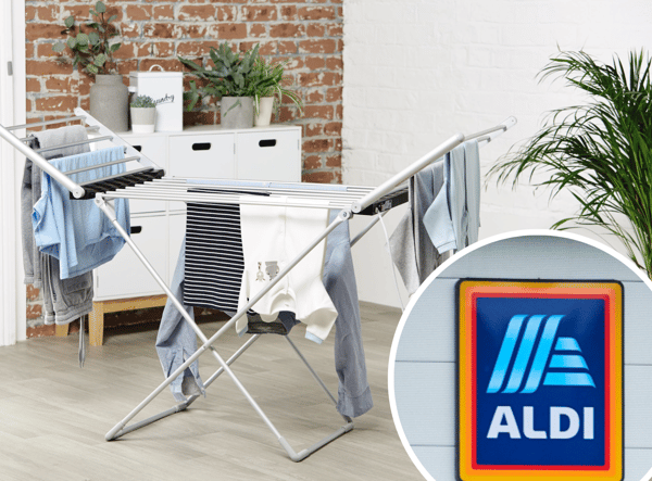 Aldi has re-launched its popular heated clothes airer to help people save money this winter.