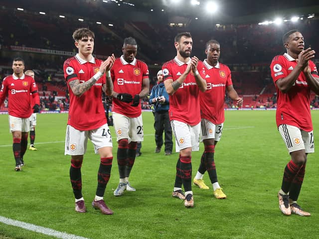Bruno Fernandes is suspended for Tuesday’s game against Charlton. Credit: Getty.