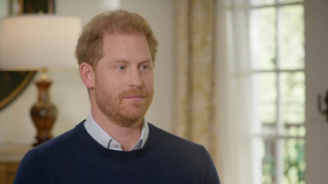 Prince Harry has been accused of backtracking after insisting he and Meghan Markle did not label the royal family racist (Photo: ITV)