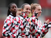 Lucy Staniforth has left Manchester United.  (Photo by Charlotte Tattersall - MUFC/Manchester United via Getty Images)