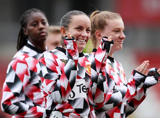 <p>Lucy Staniforth has left Manchester United.  (Photo by Charlotte Tattersall - MUFC/Manchester United via Getty Images)</p>