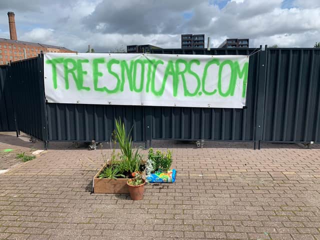 Trees Not Cars has been calling for green space to be at the heart of plans for Central Retail Park in Ancoats