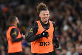 Pep Guardiola hinted that Kalvin Phillips could start against Southampton. Credit: Getty.