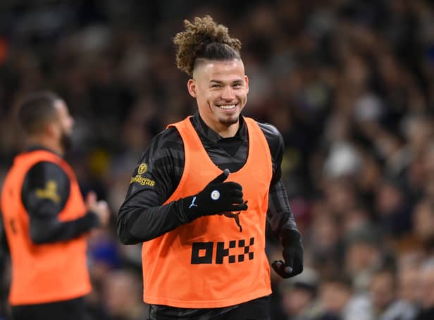 <p>Pep Guardiola hinted that Kalvin Phillips could start against Southampton. Credit: Getty.</p>